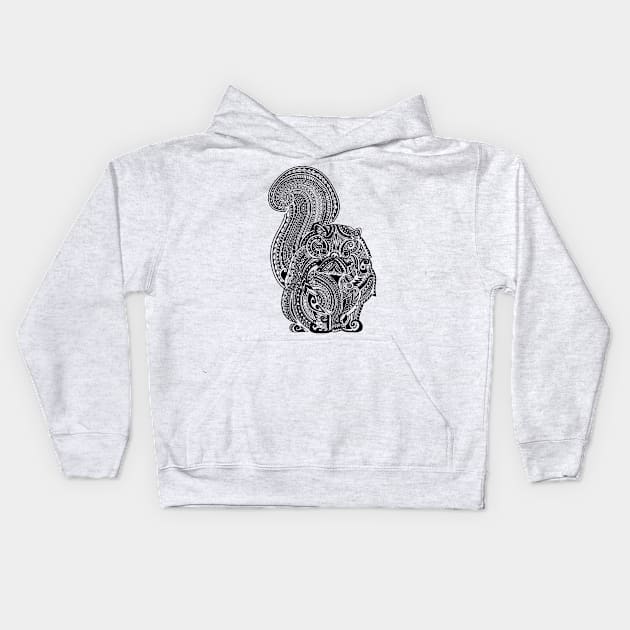 Polynesian Persian Cat Kids Hoodie by huebucket